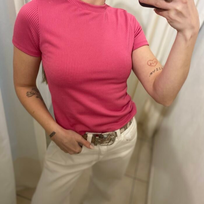 top clasico rosa