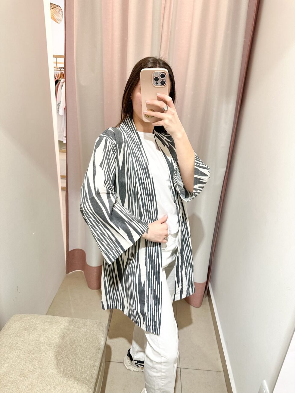 kimono japonesa gris - Imagen 7
