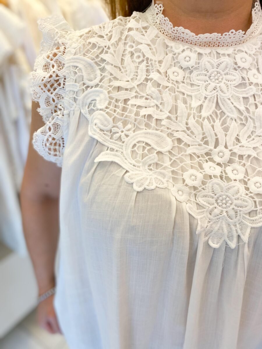 BLUSA PLUMETÍ BLANCO - Imagen 4