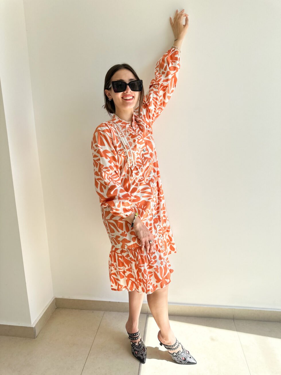 VESNA VESTIDO JENSEN NARANJA - Imagen 2