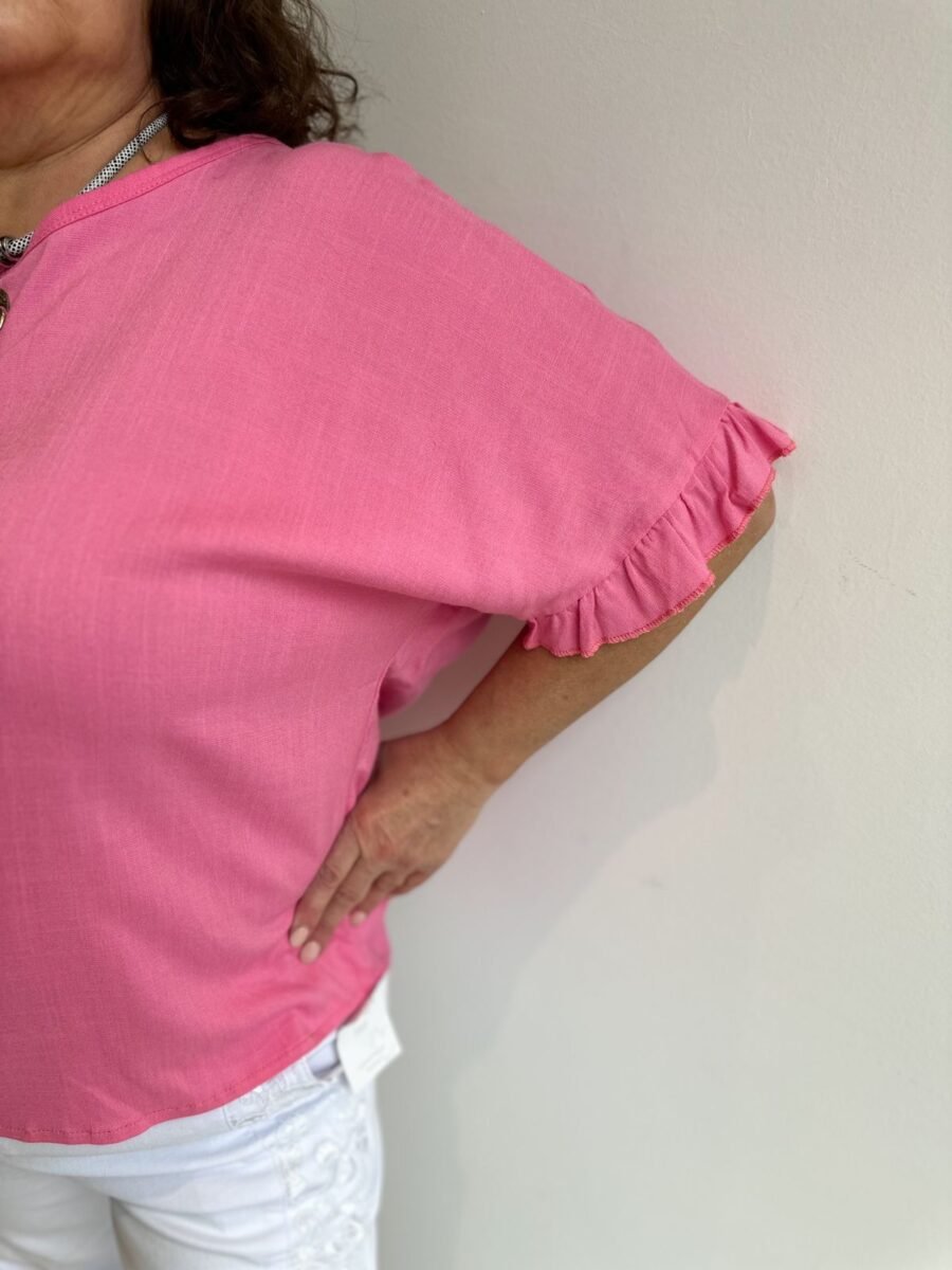 BLUSA VOLADO PAU ROSA - Imagen 8