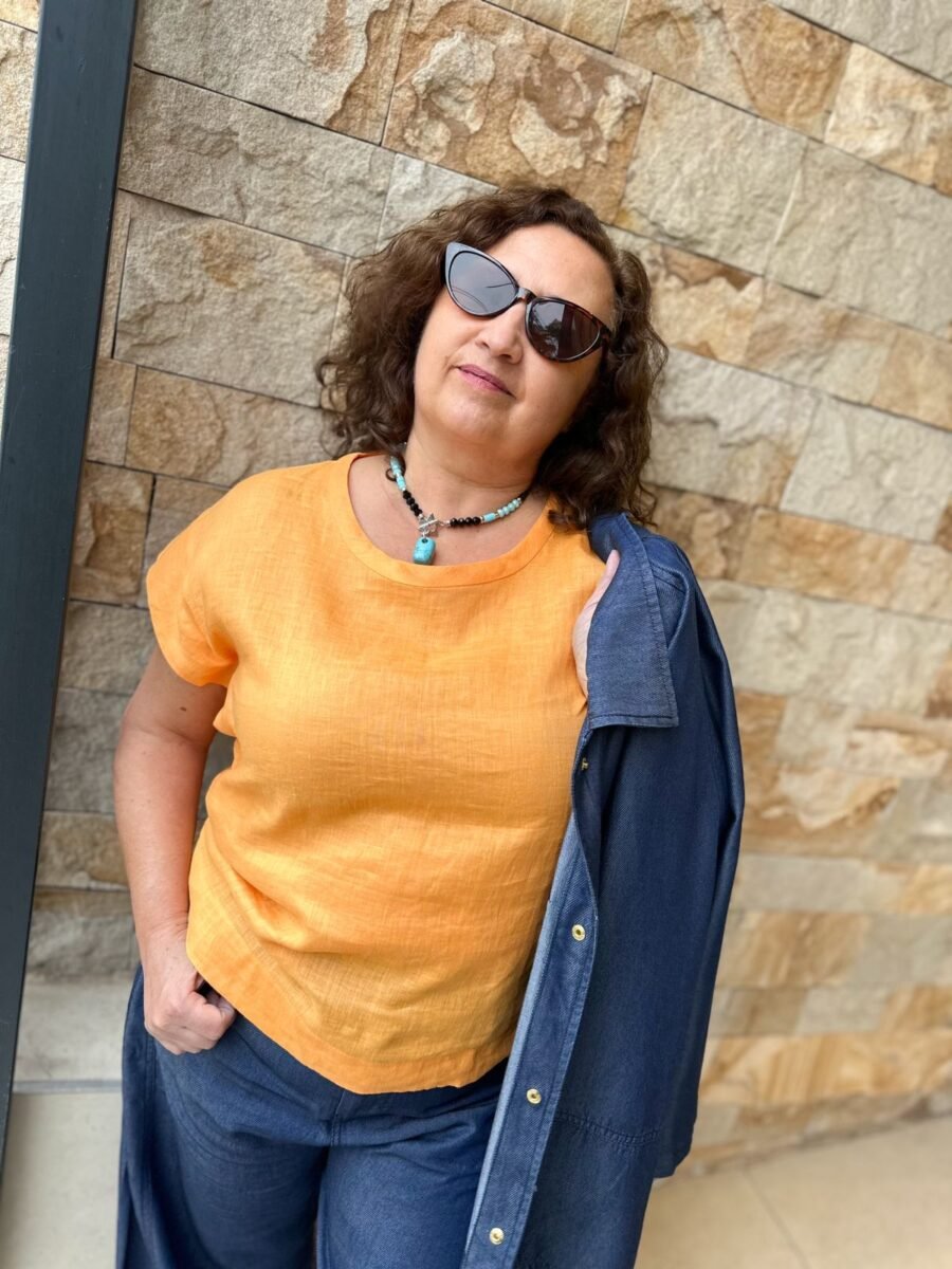 BLUSA FIJI NARANJA - Imagen 3