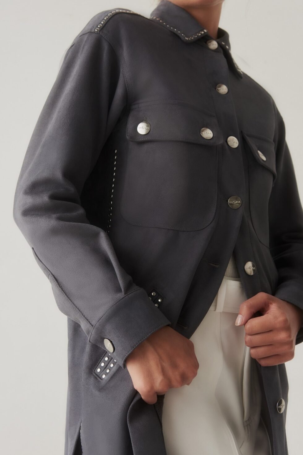CAMISACO BOISE GRIS TOPO