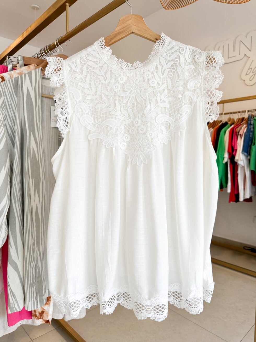 BLUSA PLUMETÍ BLANCO