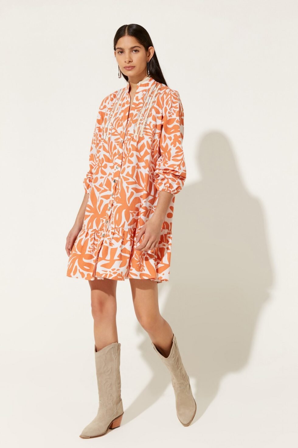 VESNA VESTIDO JENSEN NARANJA - Imagen 4