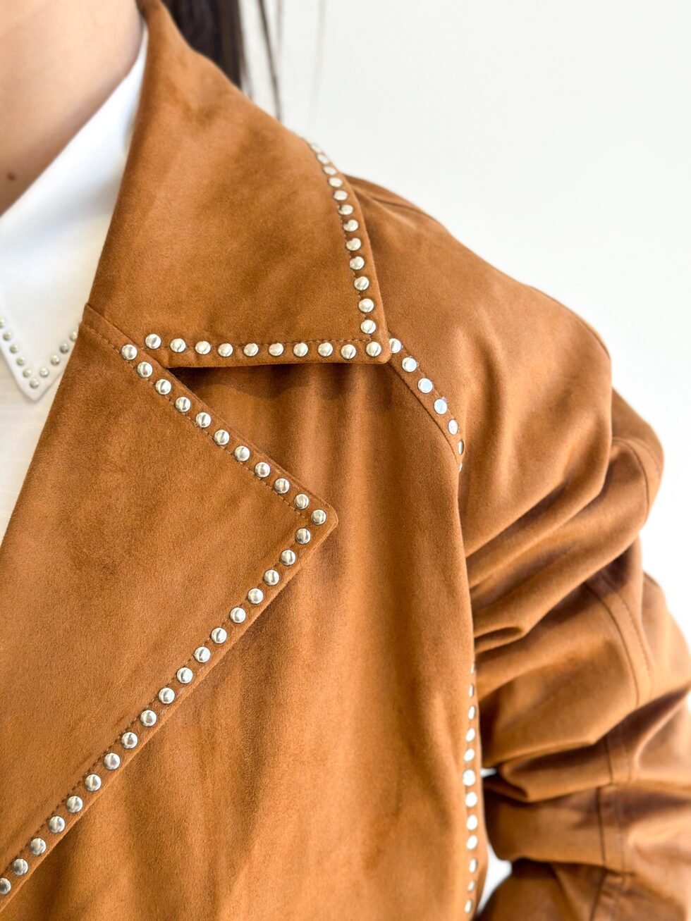 CHAQUETA GARBO CAMEL - Imagen 11
