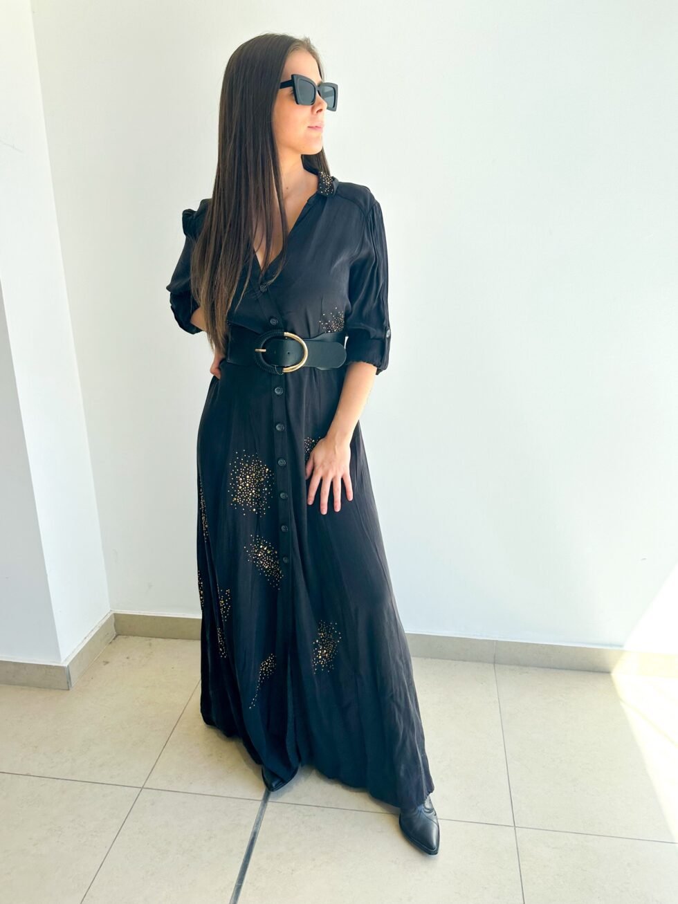 VESTIDO LEASIDE CHOCOLATE - Imagen 8