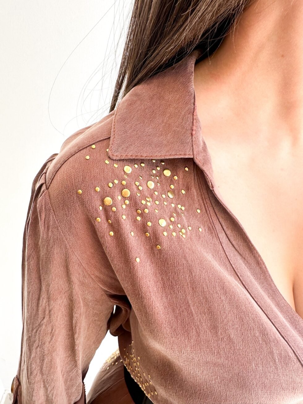 VESTIDO LEASIDE CHOCOLATE - Imagen 2