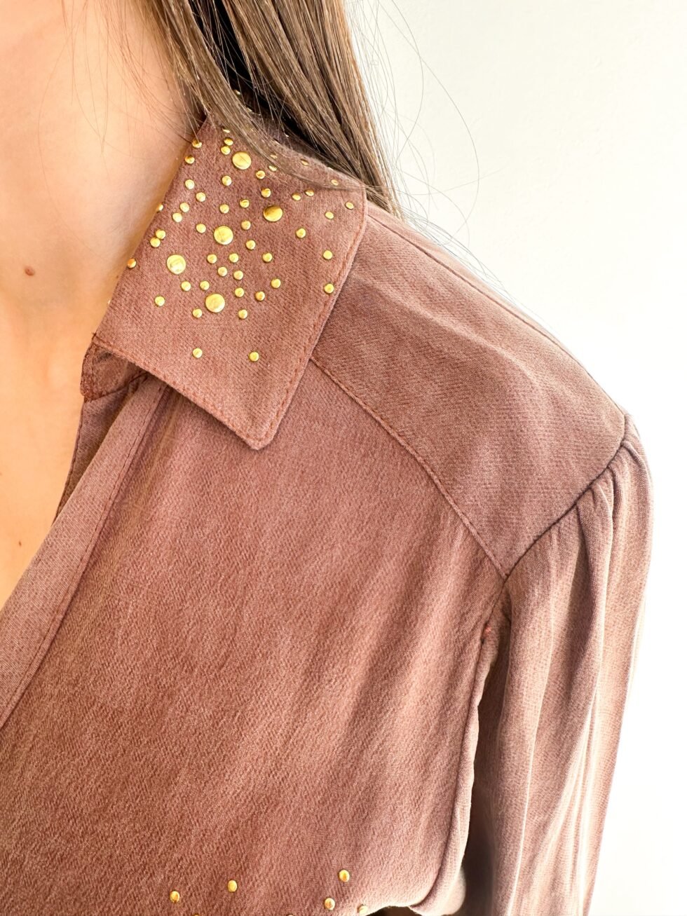 VESTIDO LEASIDE CHOCOLATE - Imagen 4