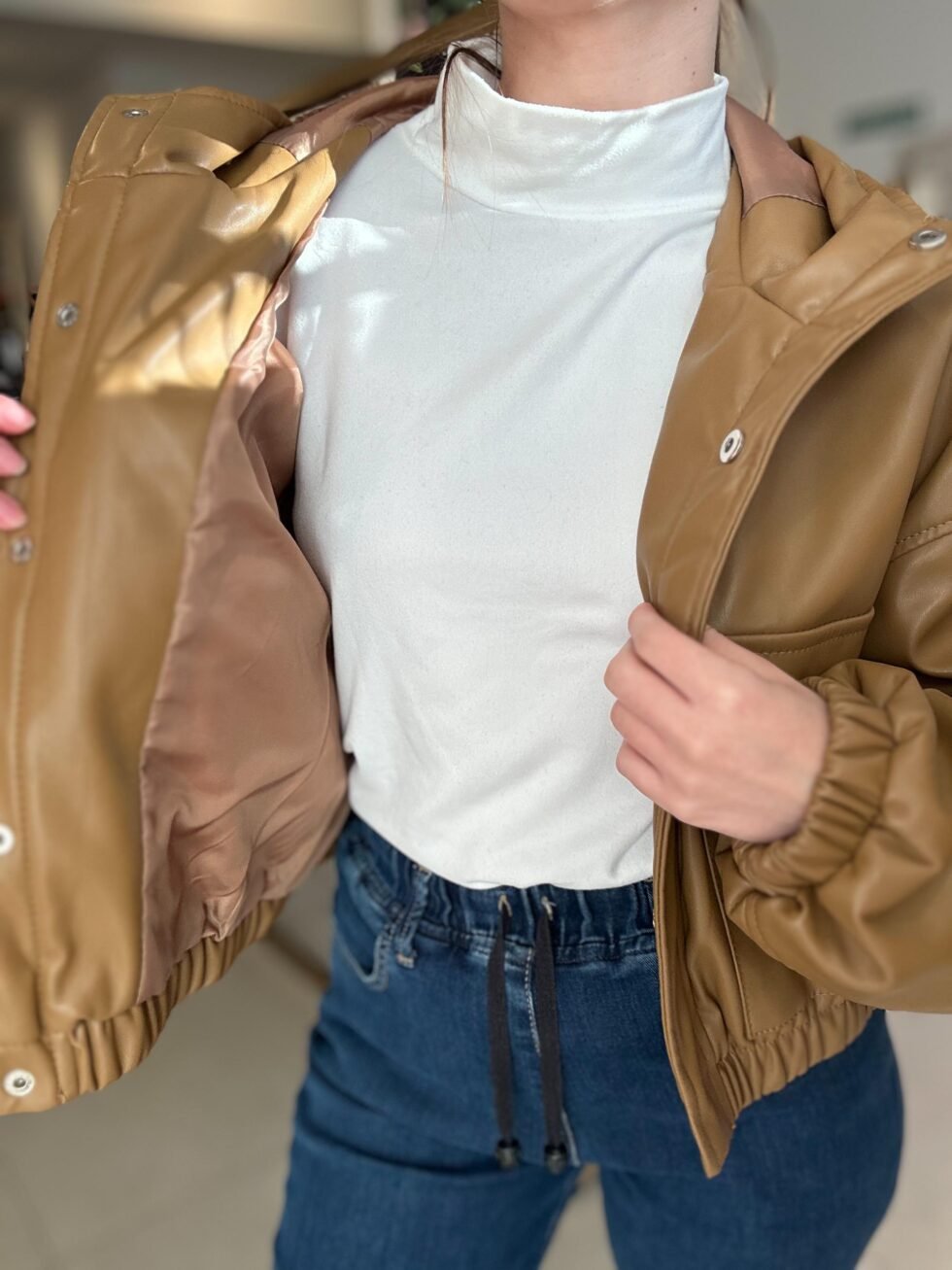campera zina chocolate - Imagen 5