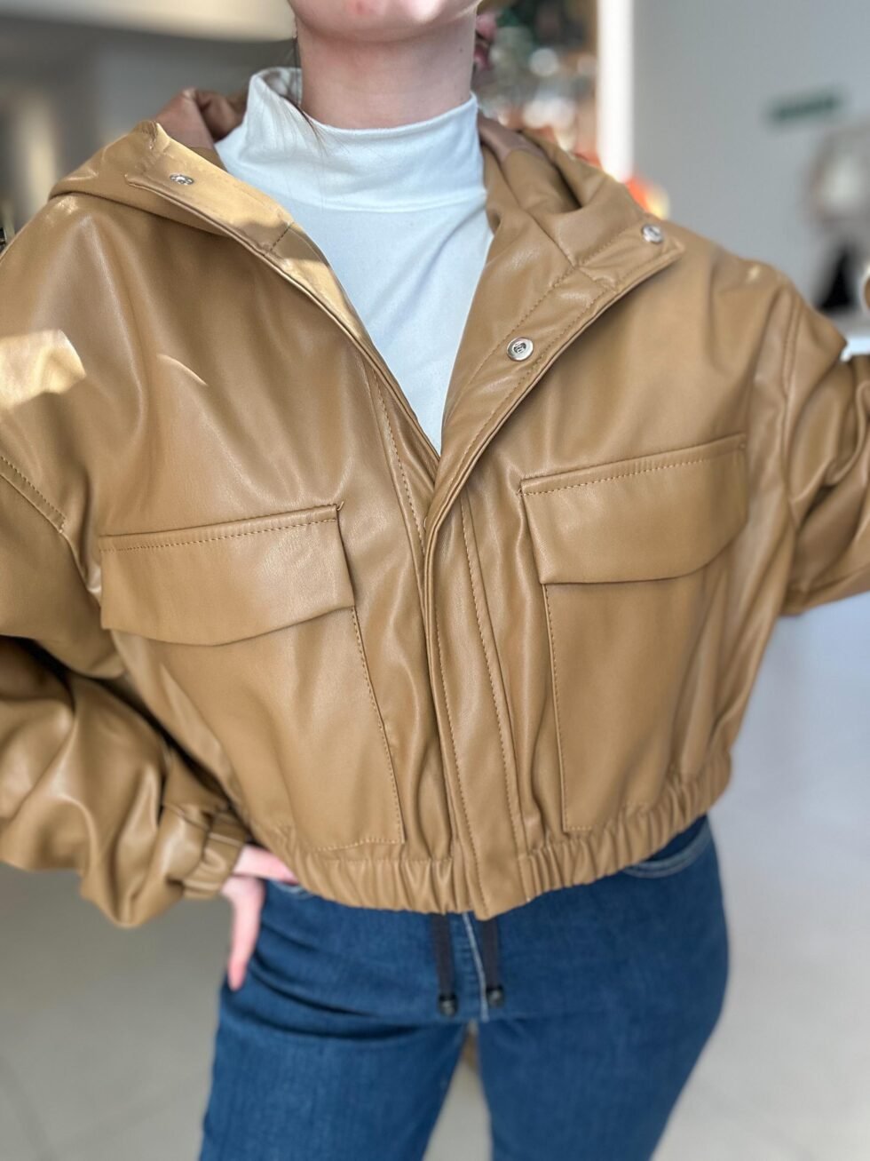 campera zina chocolate