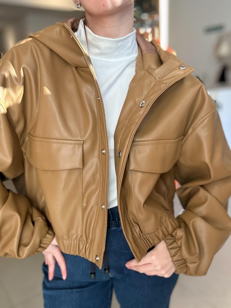 campera zina chocolate - Imagen 4