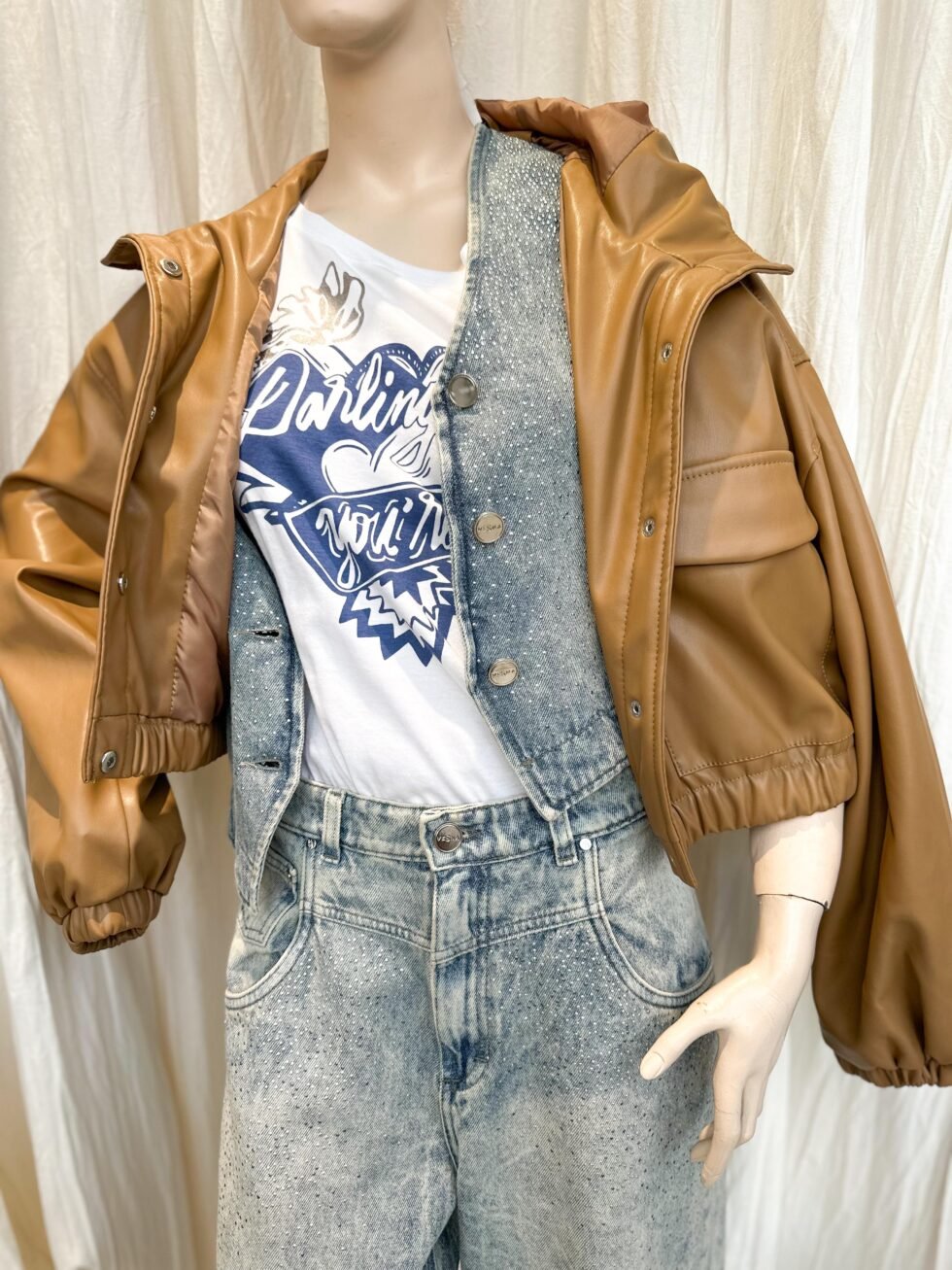 campera zina chocolate - Imagen 2