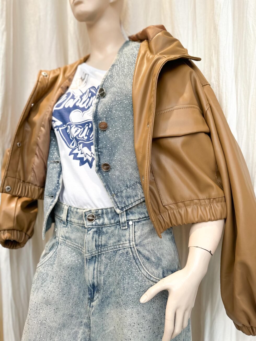 campera zina chocolate - Imagen 3