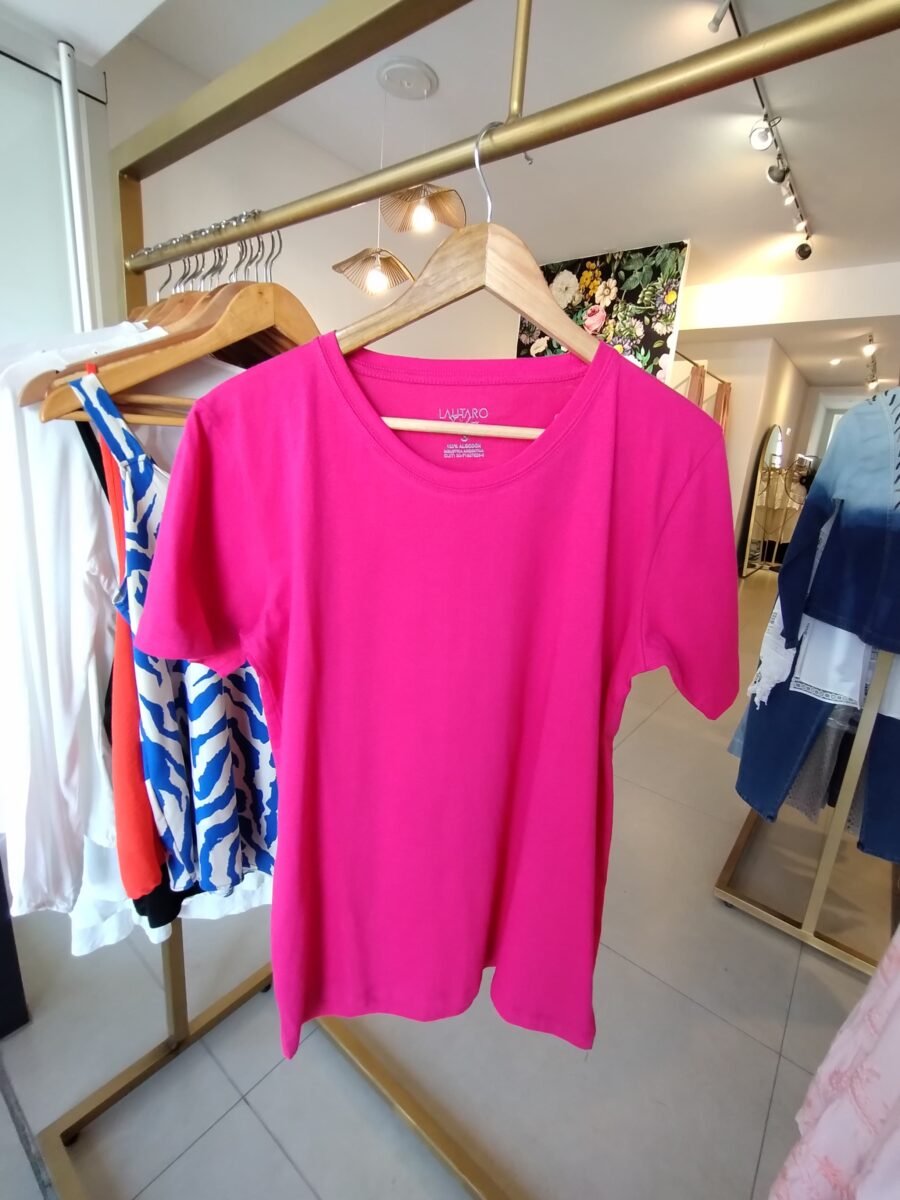 REMERA FUCCIA LAUTARO 9731 - Imagen 2
