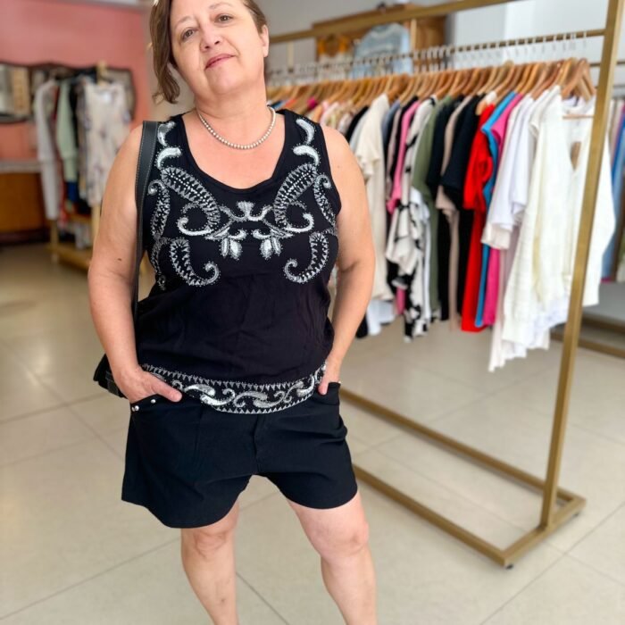 MUSCULOSA BULGARY BORDADA