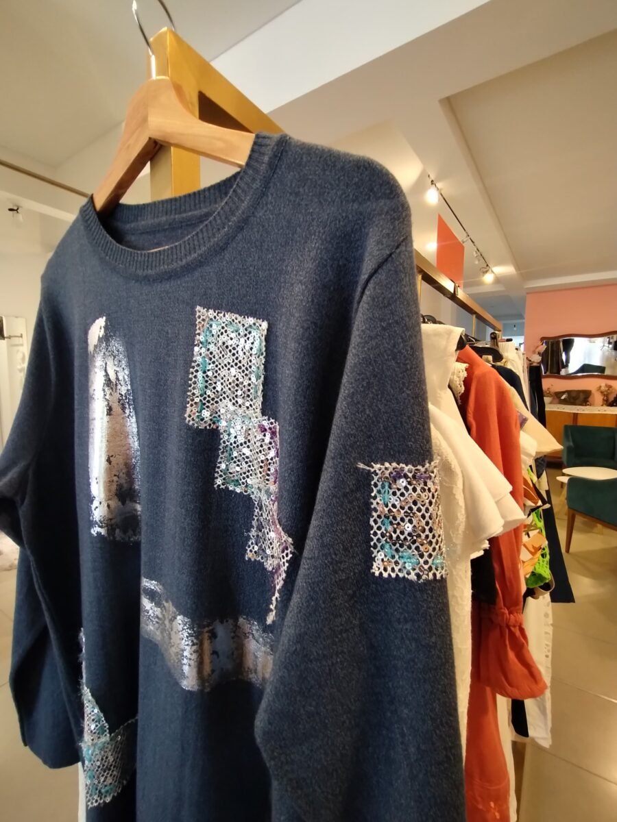 SWEATER BÁSICO TOKIO PINTADO - Imagen 5