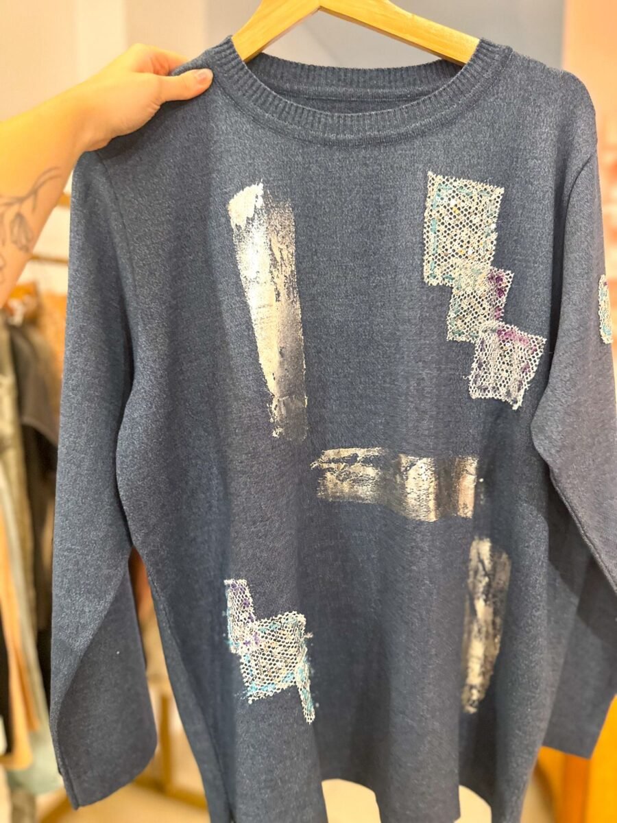 SWEATER BÁSICO TOKIO PINTADO - Imagen 4