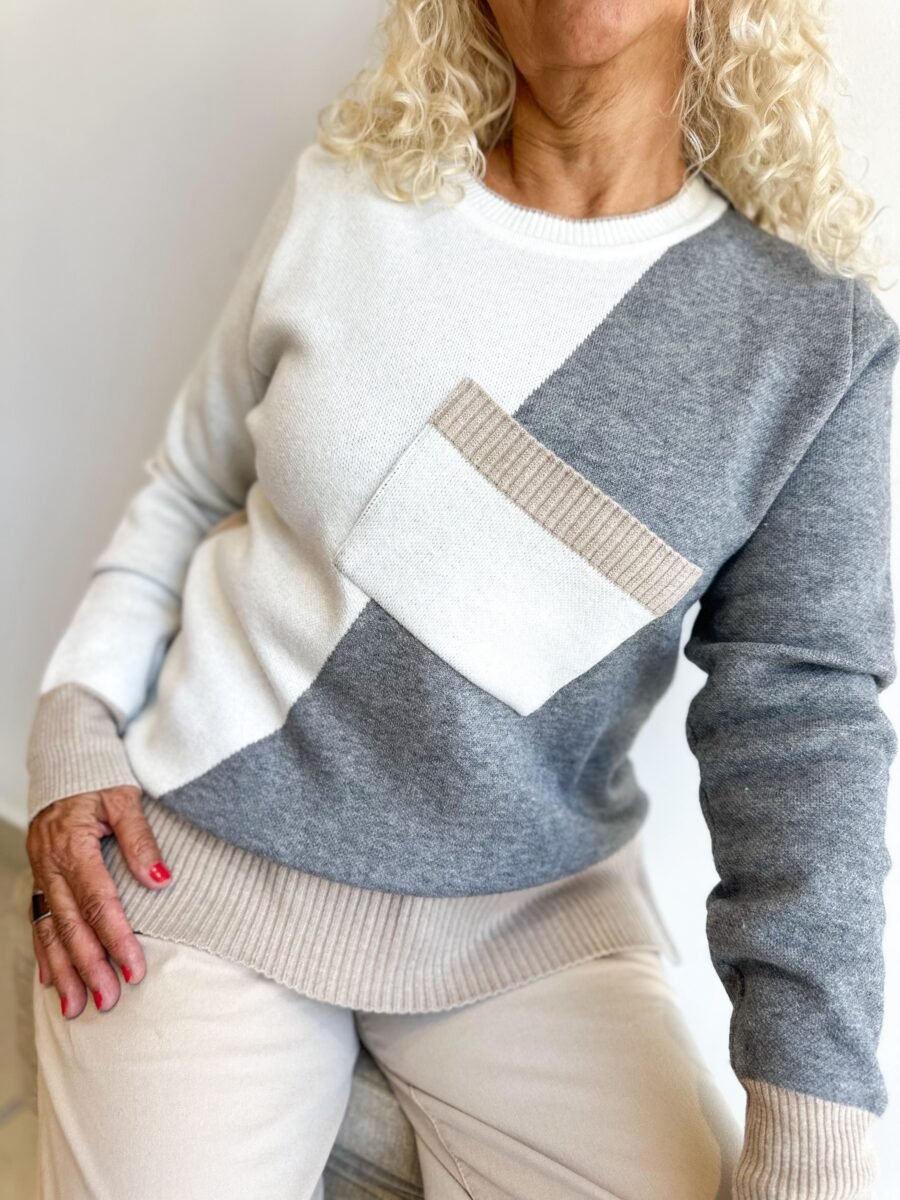 SWEATER JADE BOLSILLO NARANJA - Imagen 6