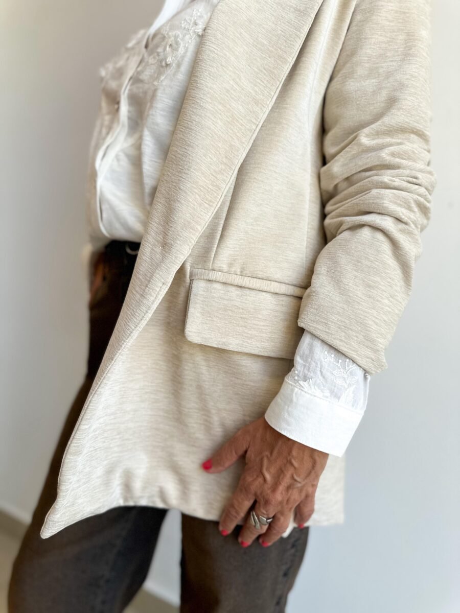 BLAZER LAM MANTECA