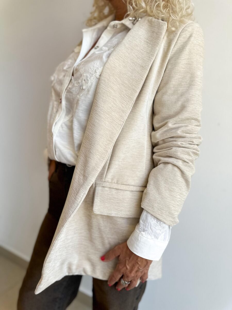 BLAZER LAM MANTECA - Imagen 4
