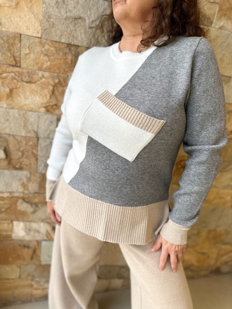SWEATER JADE BOLSILLO NARANJA - Imagen 7