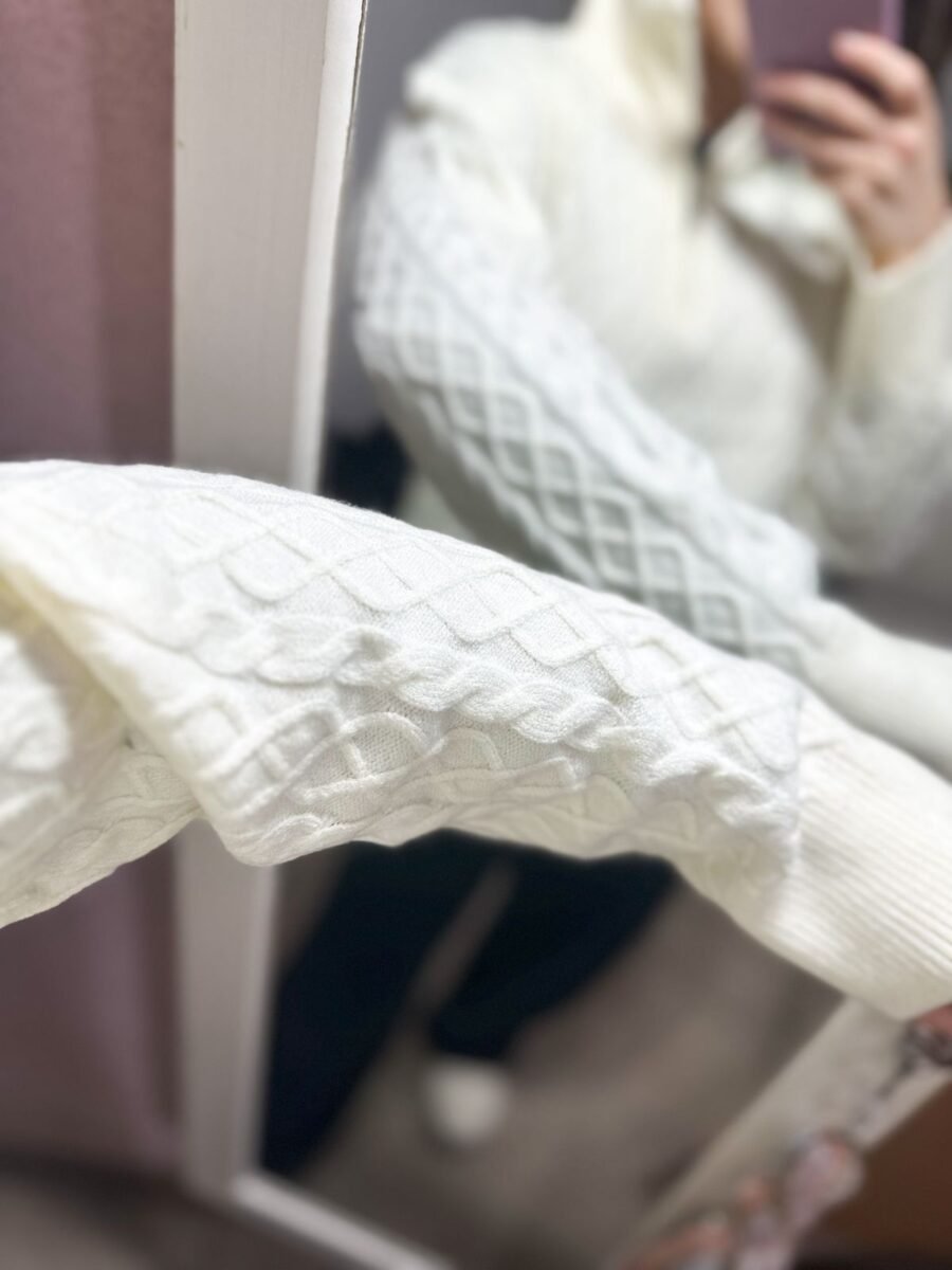 sweater con cierre 1074 MANTECA - Imagen 4