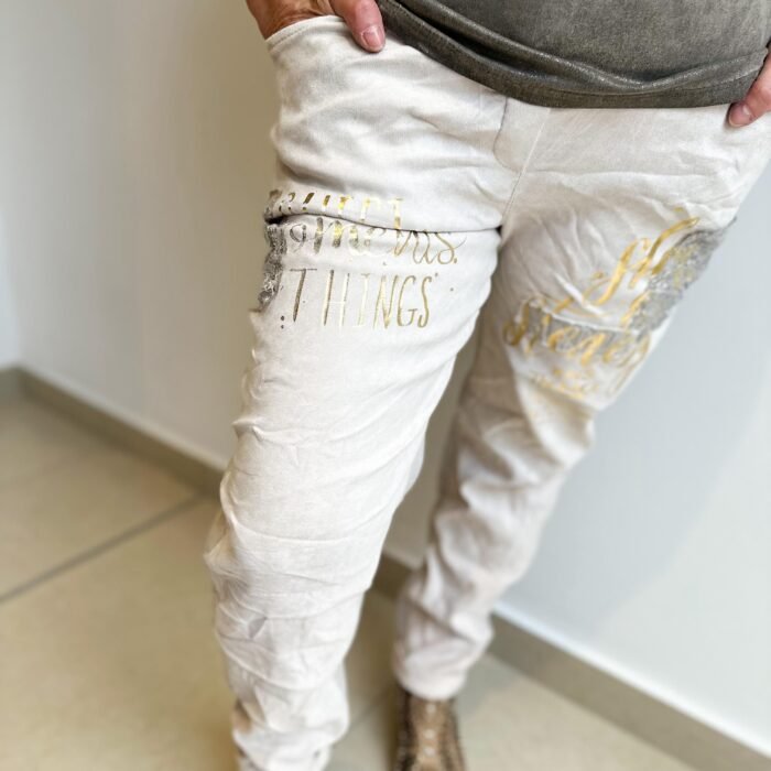 ital babucha bolsillo y parches beige