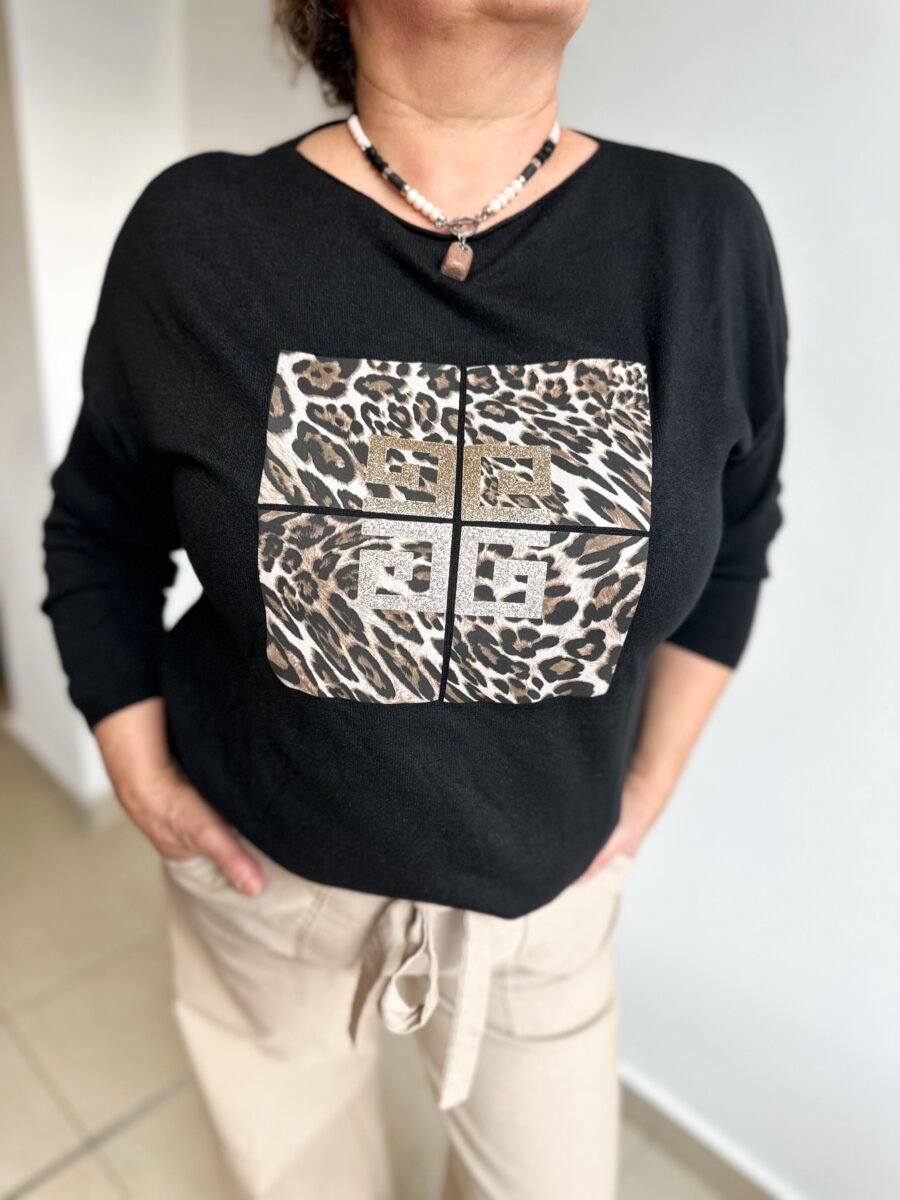 SWEATER CUADROS PRINT