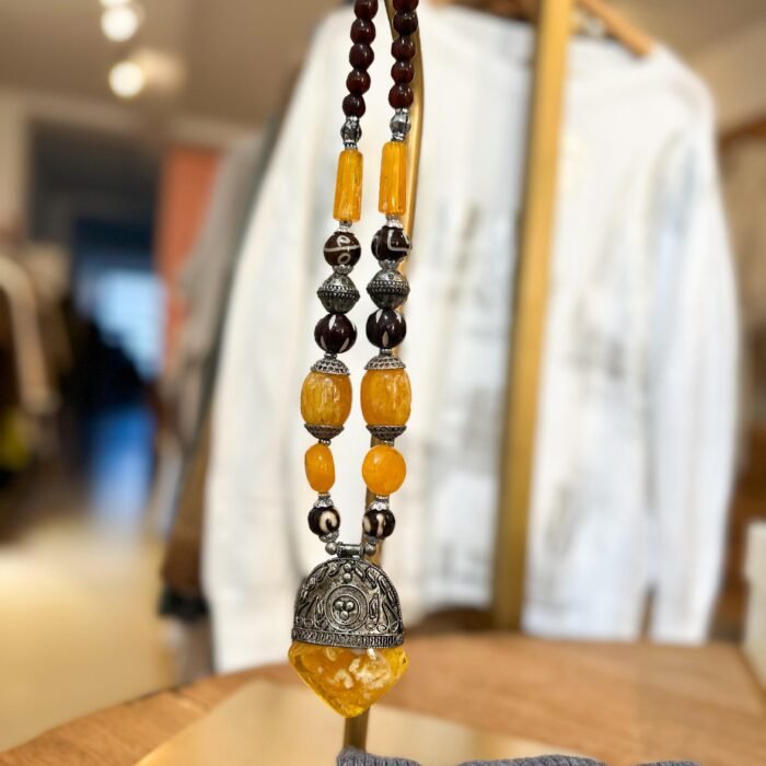 COLLAR HINDÚ AMBAR