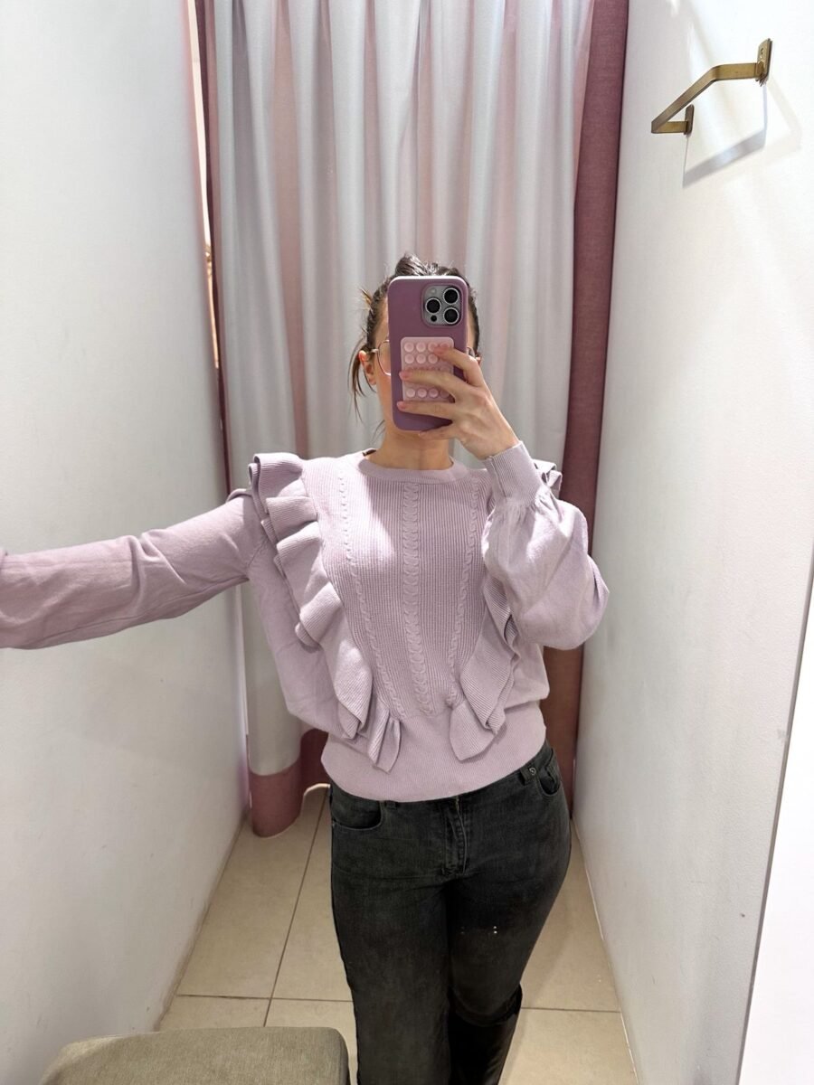 SWEATER VOLADOS LILA - Imagen 2