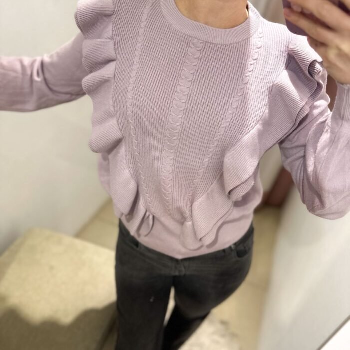 SWEATER VOLADOS LILA
