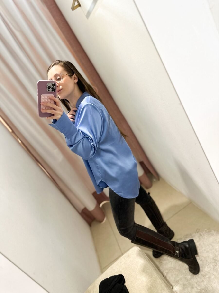 CAMISA LISA SATÉN - Imagen 3