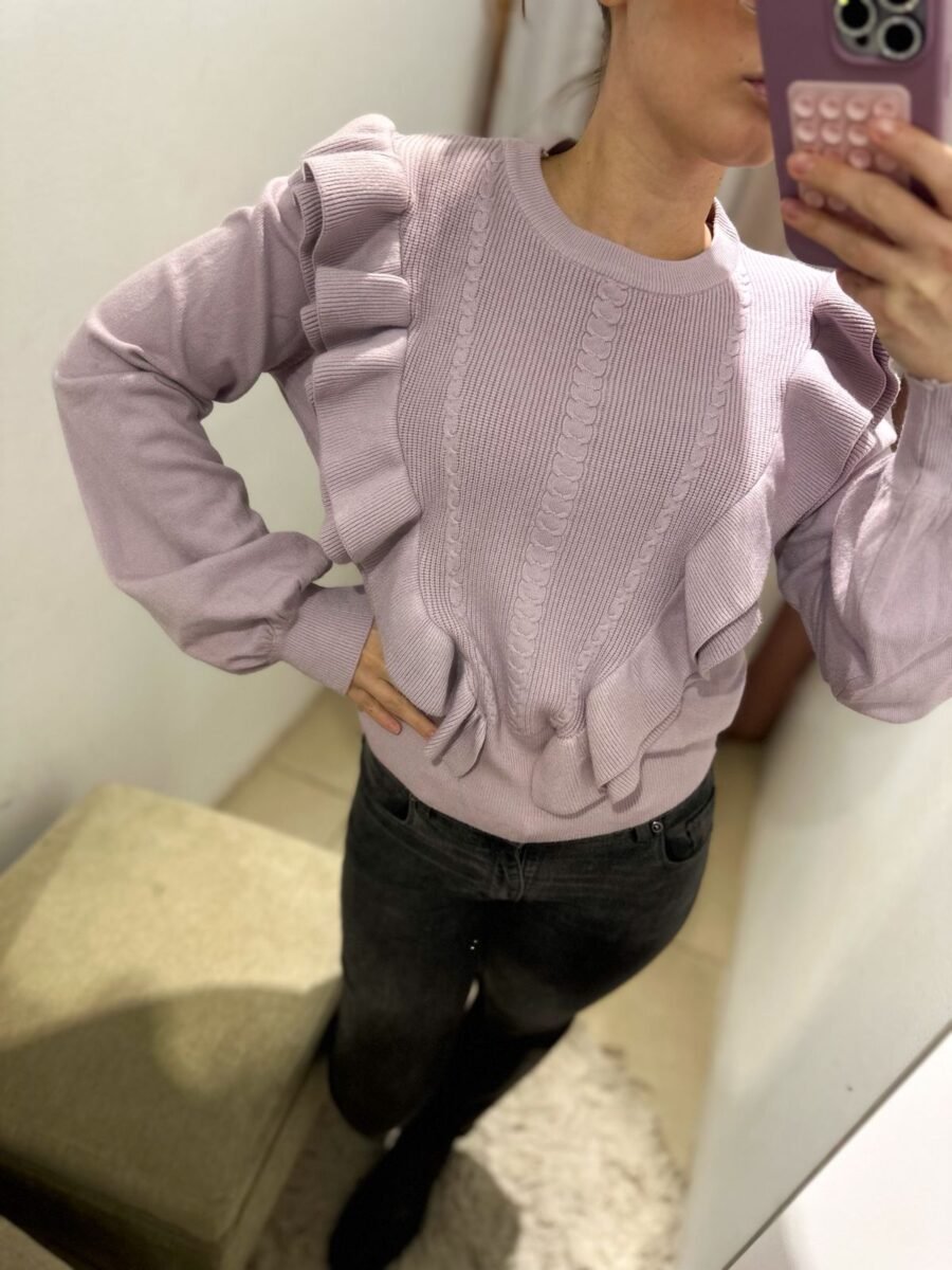SWEATER VOLADOS LILA - Imagen 3
