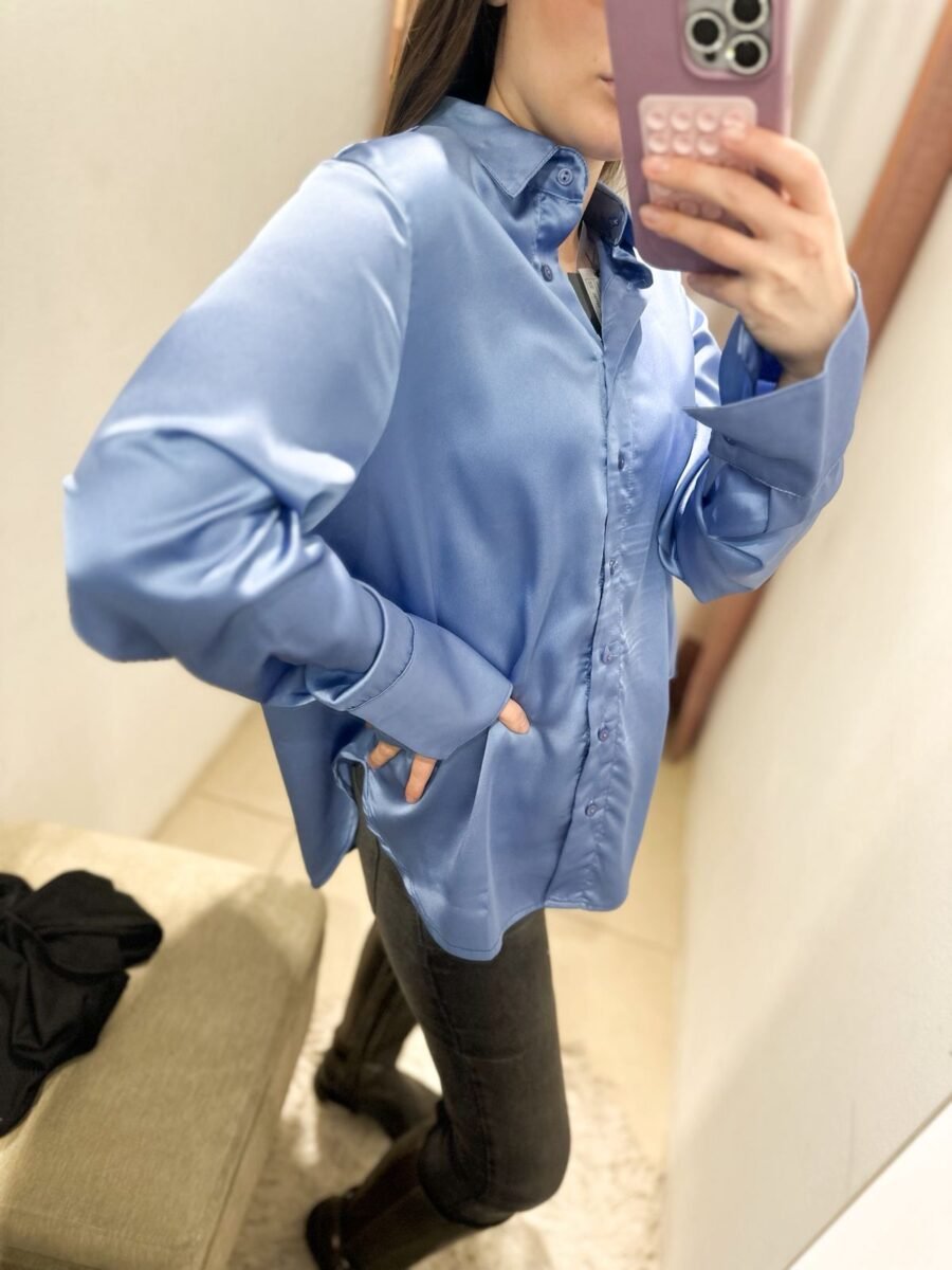 CAMISA LISA SATÉN - Imagen 2