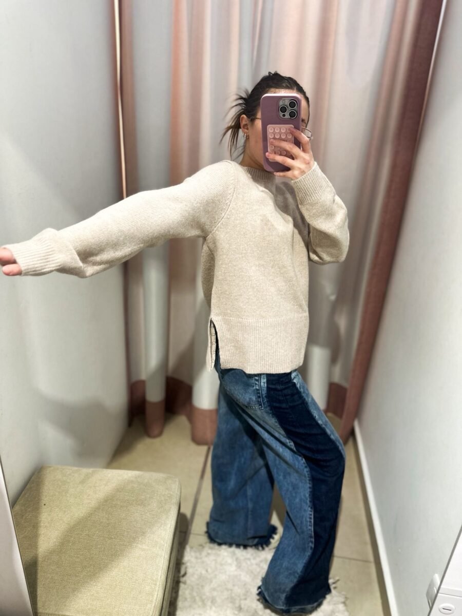 SWEATER CON TAJO REGULABLE 1028 - Imagen 8