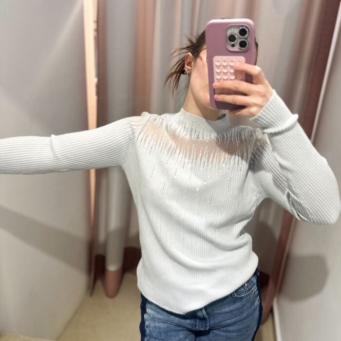 SWEATER BRILLOS Y TUL 1082