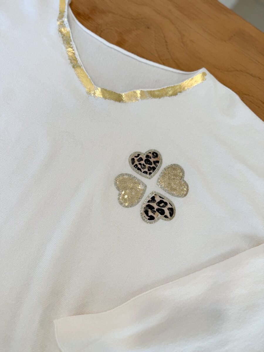 ITAL SWEATER FOIL DORADO 034 - Imagen 2