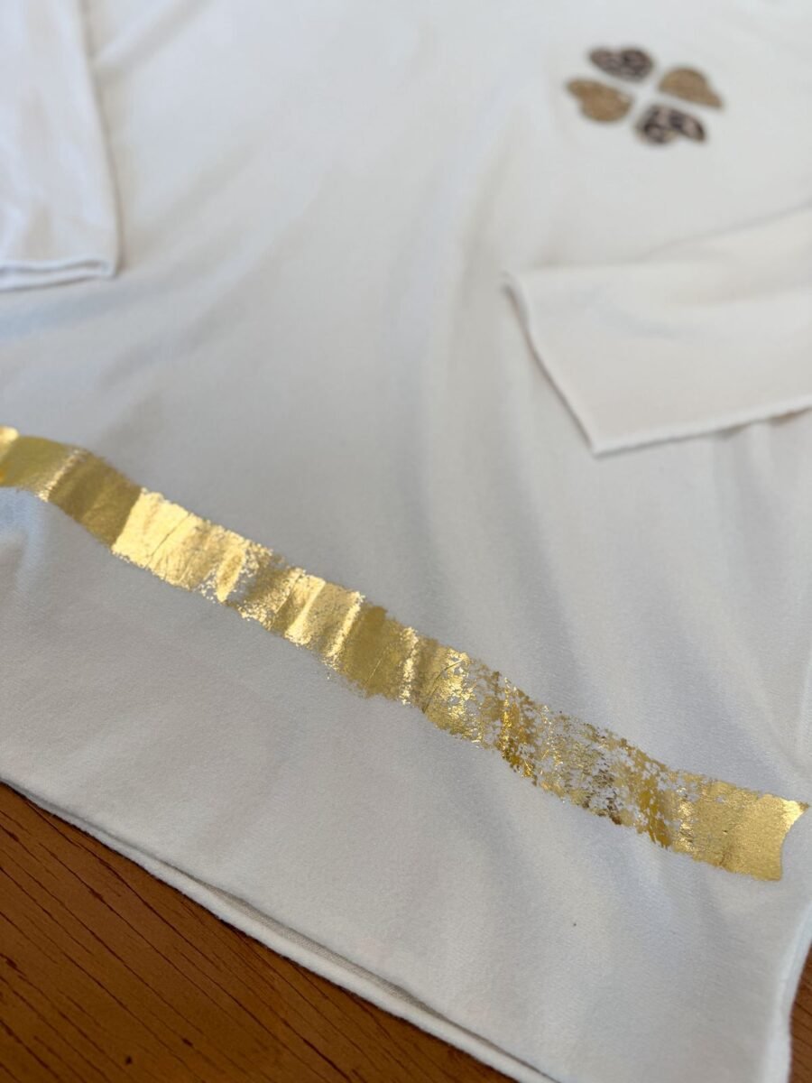 ITAL SWEATER FOIL DORADO 034 - Imagen 4