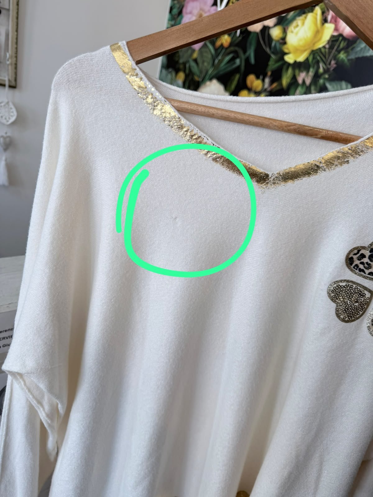 ITAL SWEATER FOIL DORADO 034 - FALLA - Imagen 5