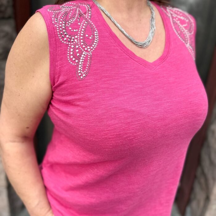 Musculosa flame con tachas 2003