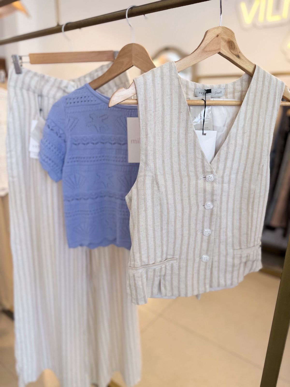 conjunto completo lino vesna - Imagen 4