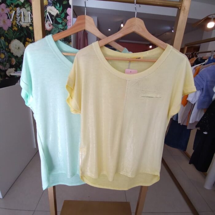 REMERA ITAL LAMINADA DOS COLORES