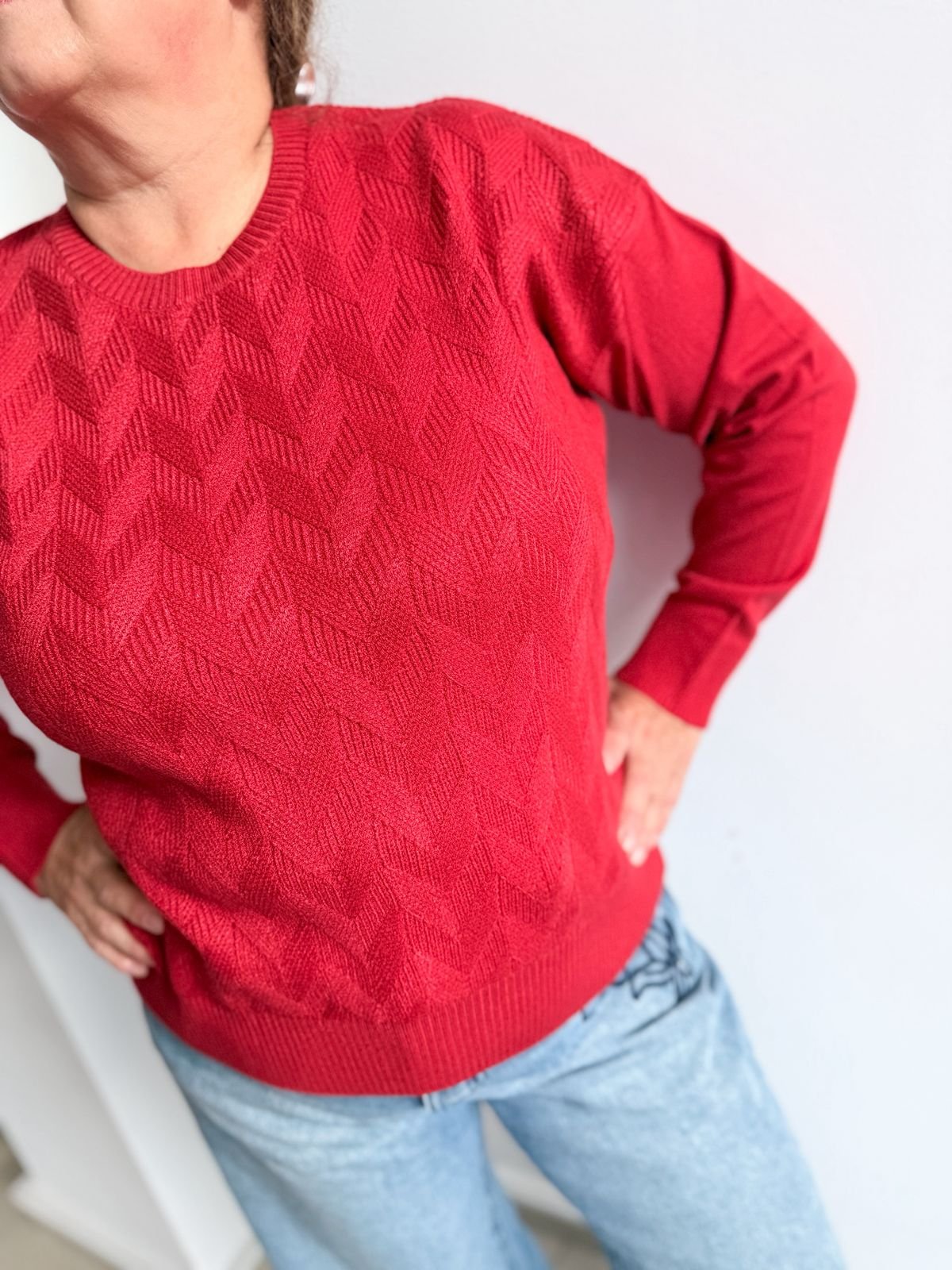 SWEATER TRAMADO dos colores LAUTARO 8601