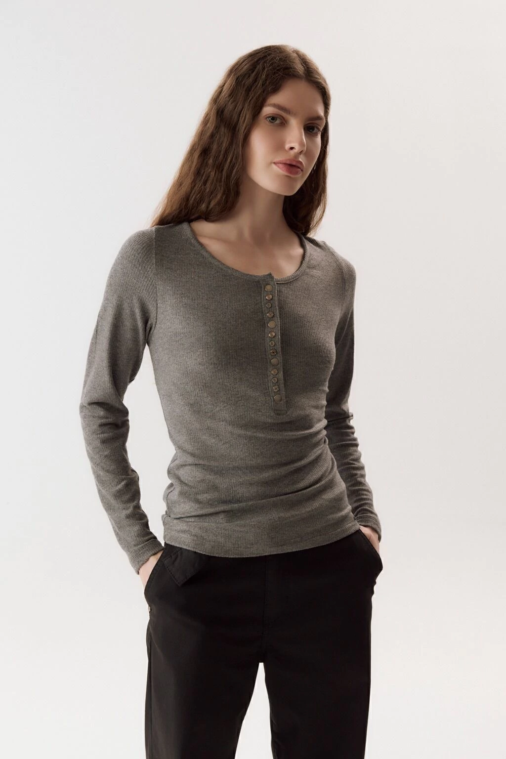 Remera Siberica Natural dos colores - Imagen 5