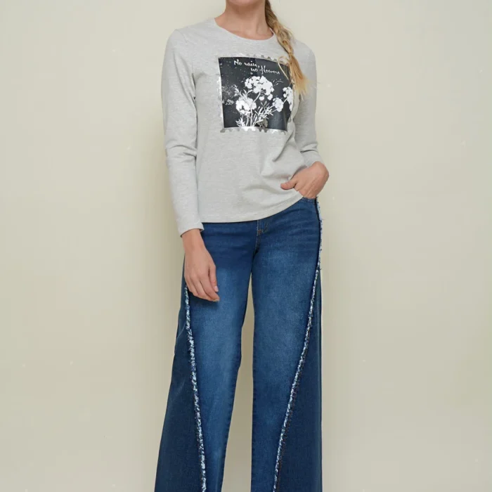 Ancho CLEO bicolor azul