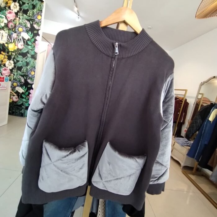 CAMPERA MALGA VELVET DOS COLORES