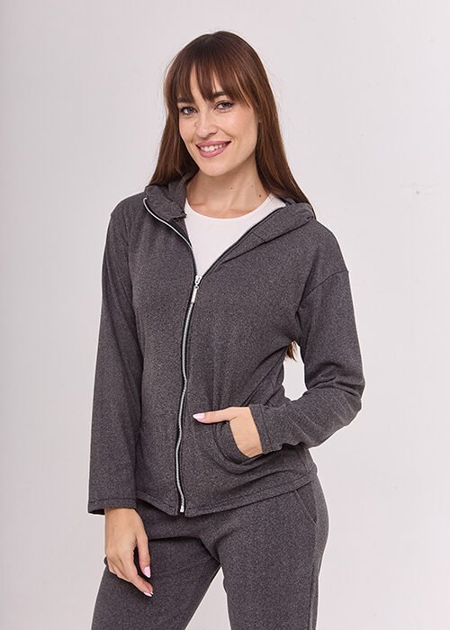 CAMPERA CON CIERRE LAUTARO 1025 DOS COLORES