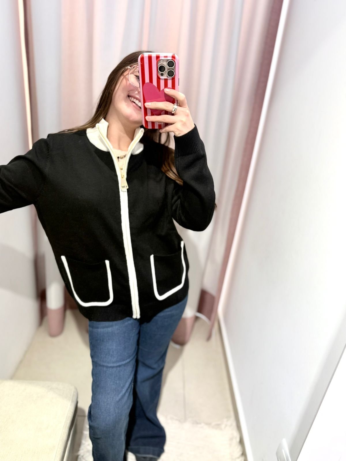 Campera contracolor piel libre 655 tres colores - Imagen 7