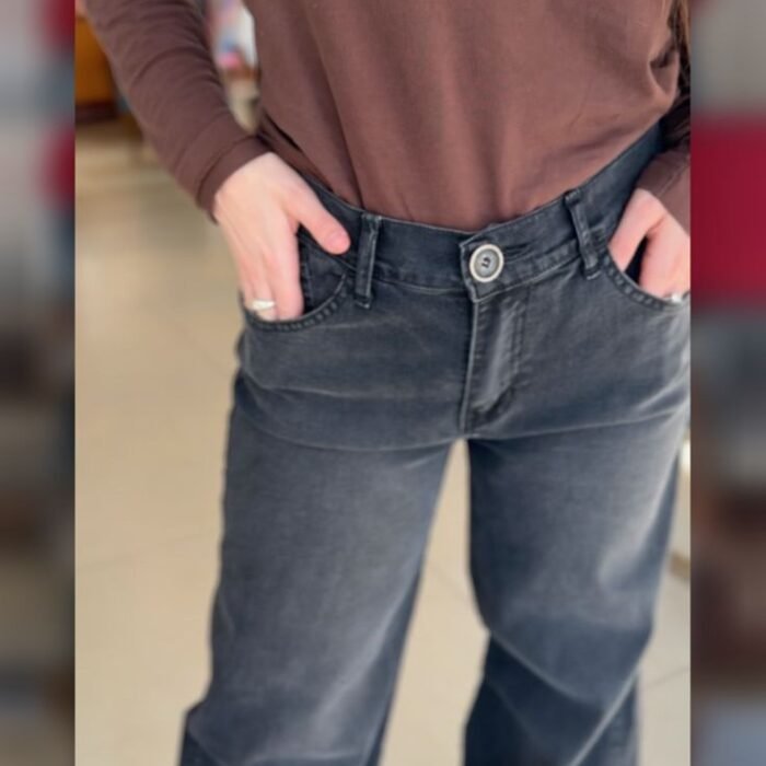 pantalon dark grey calletti 95722